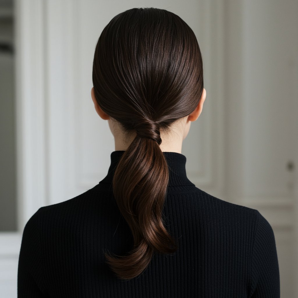 Elegant Woman With Classic French Twist