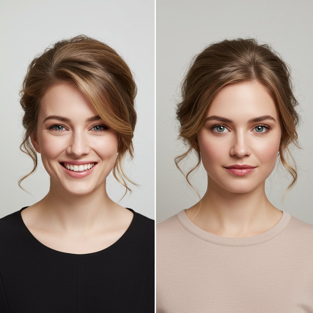 Face Shape Hairstyle Comparison