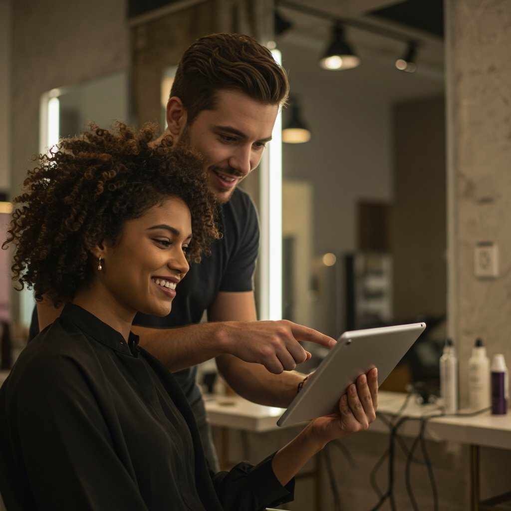 Stylist-And-Client-In-Warm-Consultation