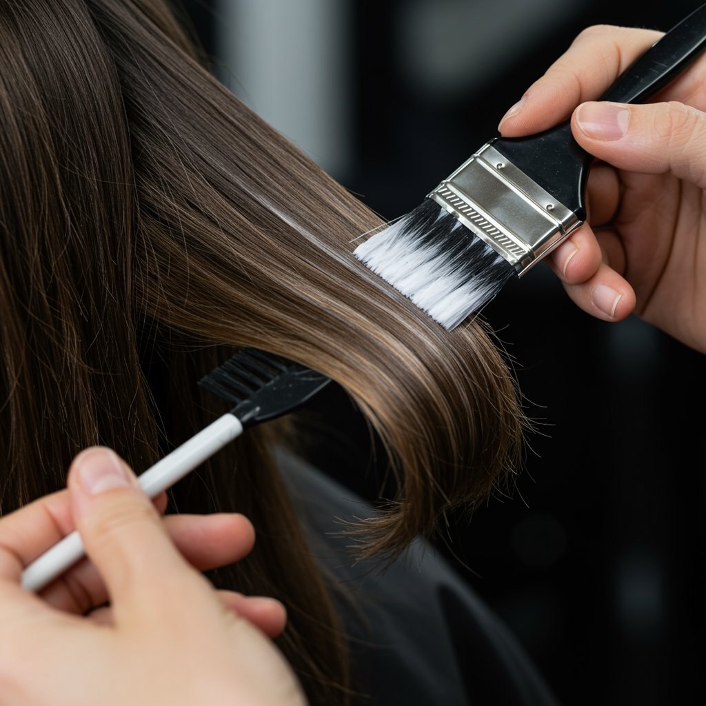 Stylist-Performing-Intricate-Balayage-Technique
