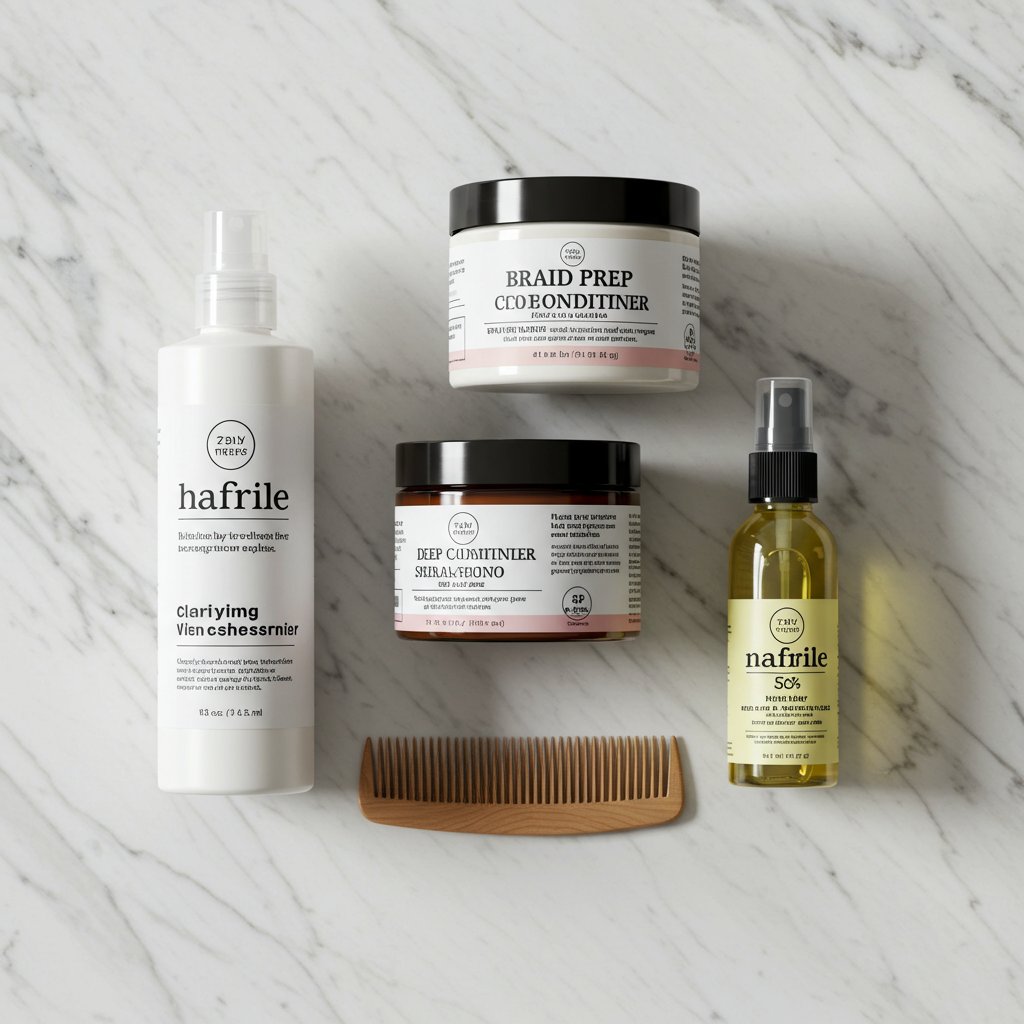 Hair Care Products For Braid Preparation