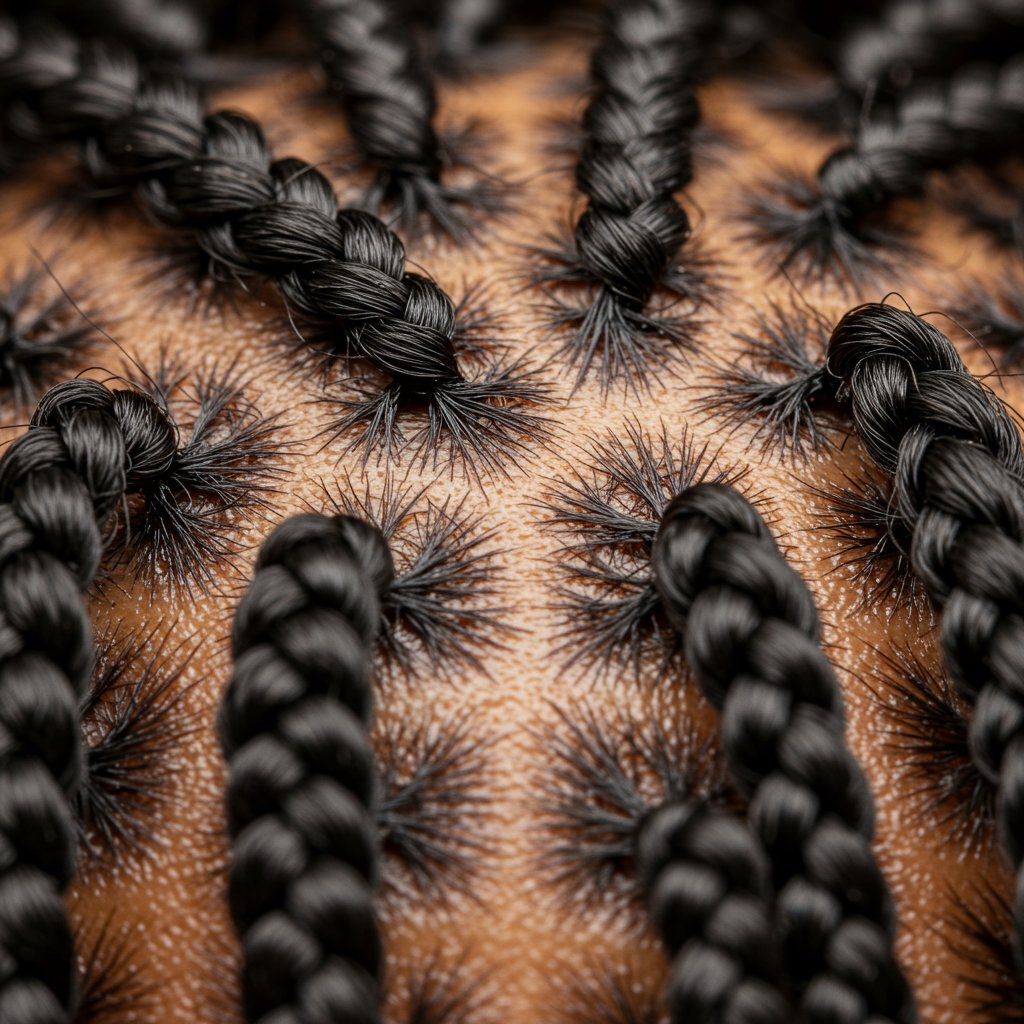 Tension Free Scalp With Knotless Braids