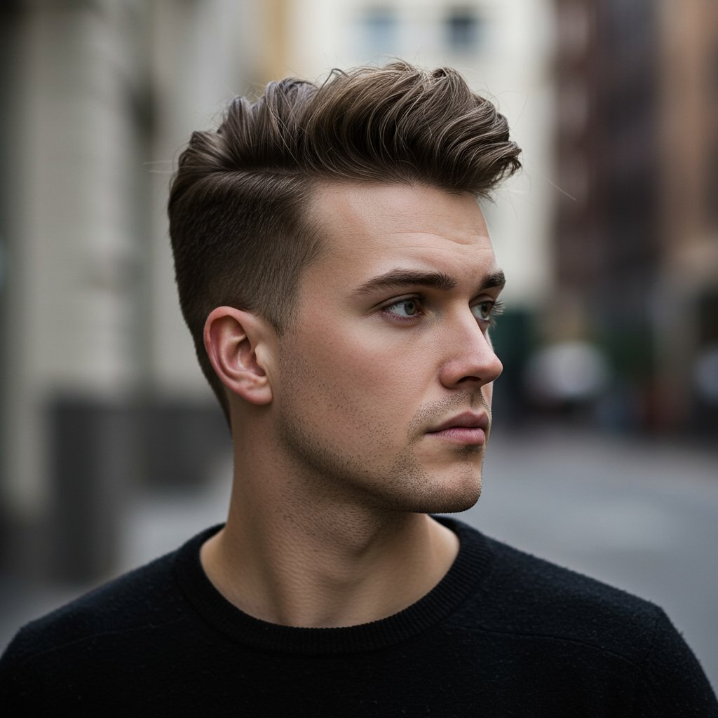 Modern Pompadour Intro Portrait