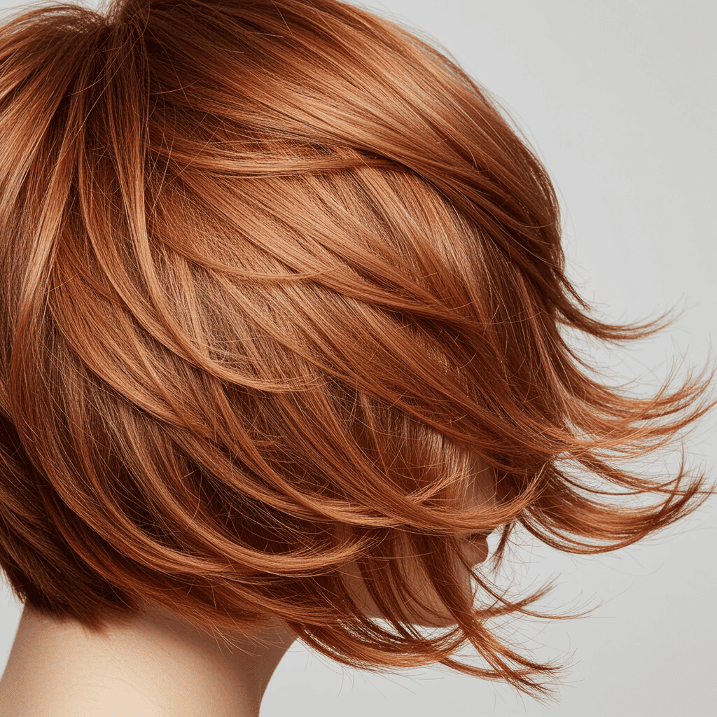 Close Up Of Modern Shag Layers And Texture
