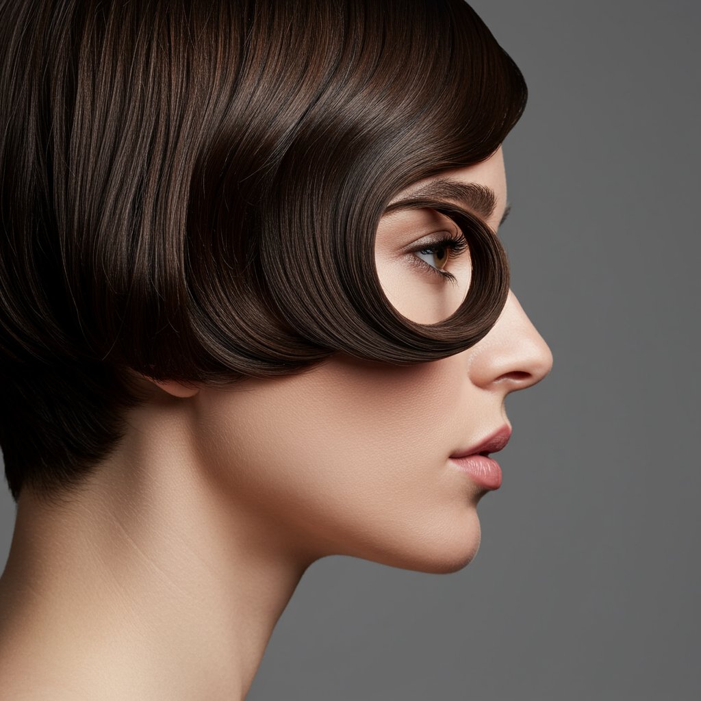 Pageboy-Haircut-Inward-Curl-Detail