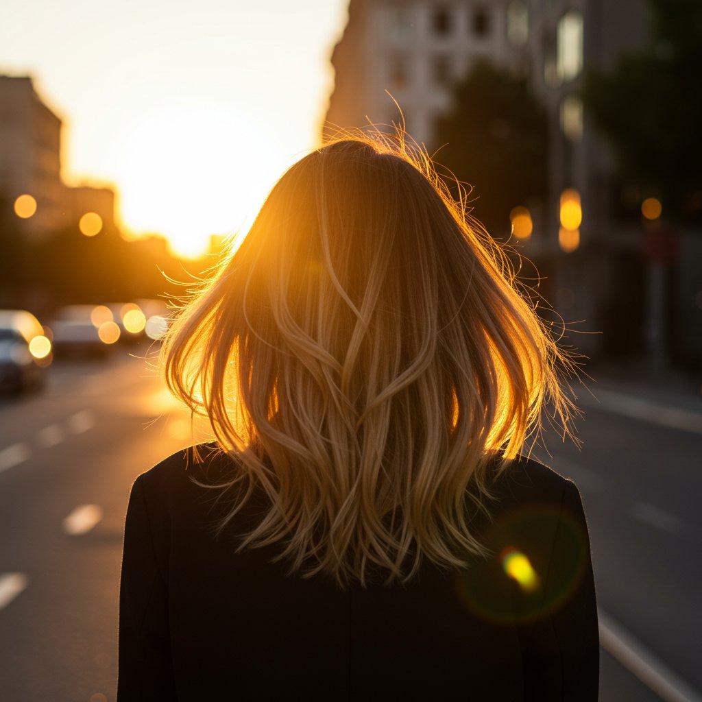 Woman Confidently Walking Away