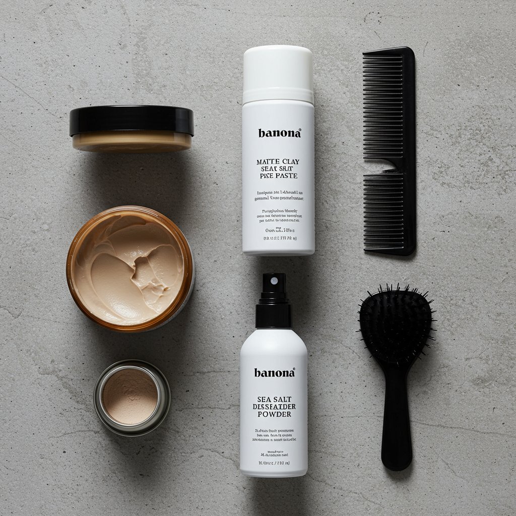 Flat Lay Gender Neutral Styling Products