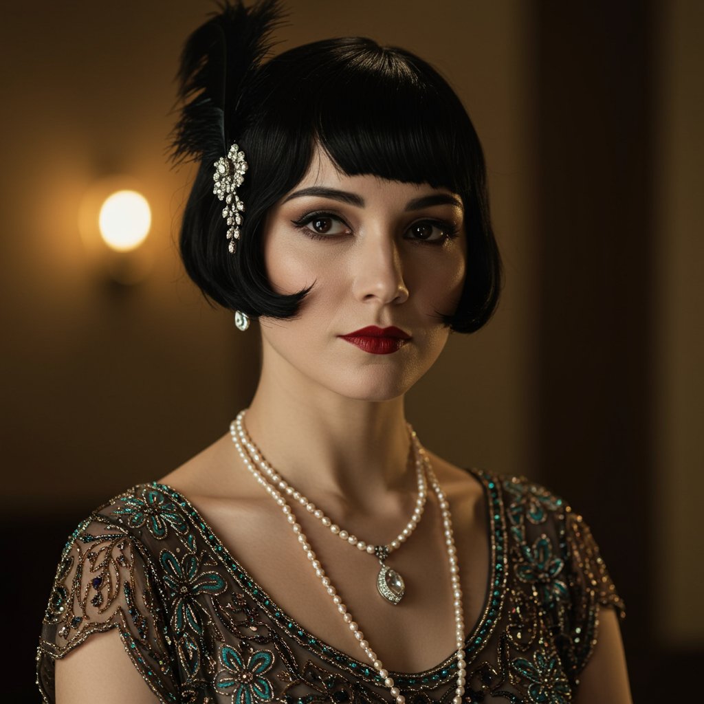 Authentic 1920S Flapper Hairstyle