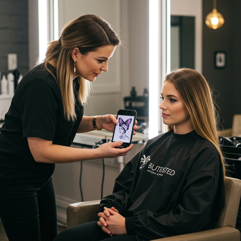 Salon Consultation Butterfly Haircut
