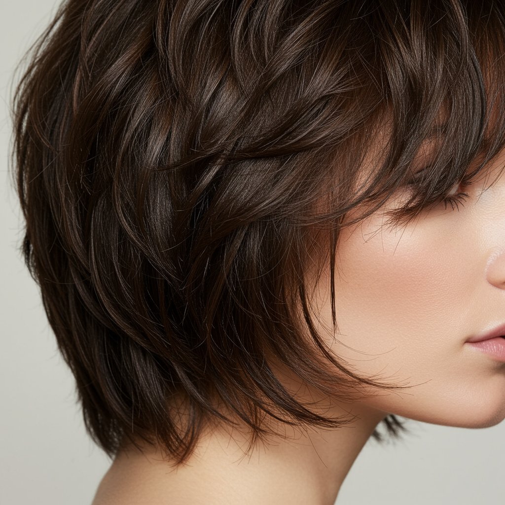 Detailed-View-Of-Shag-Layers