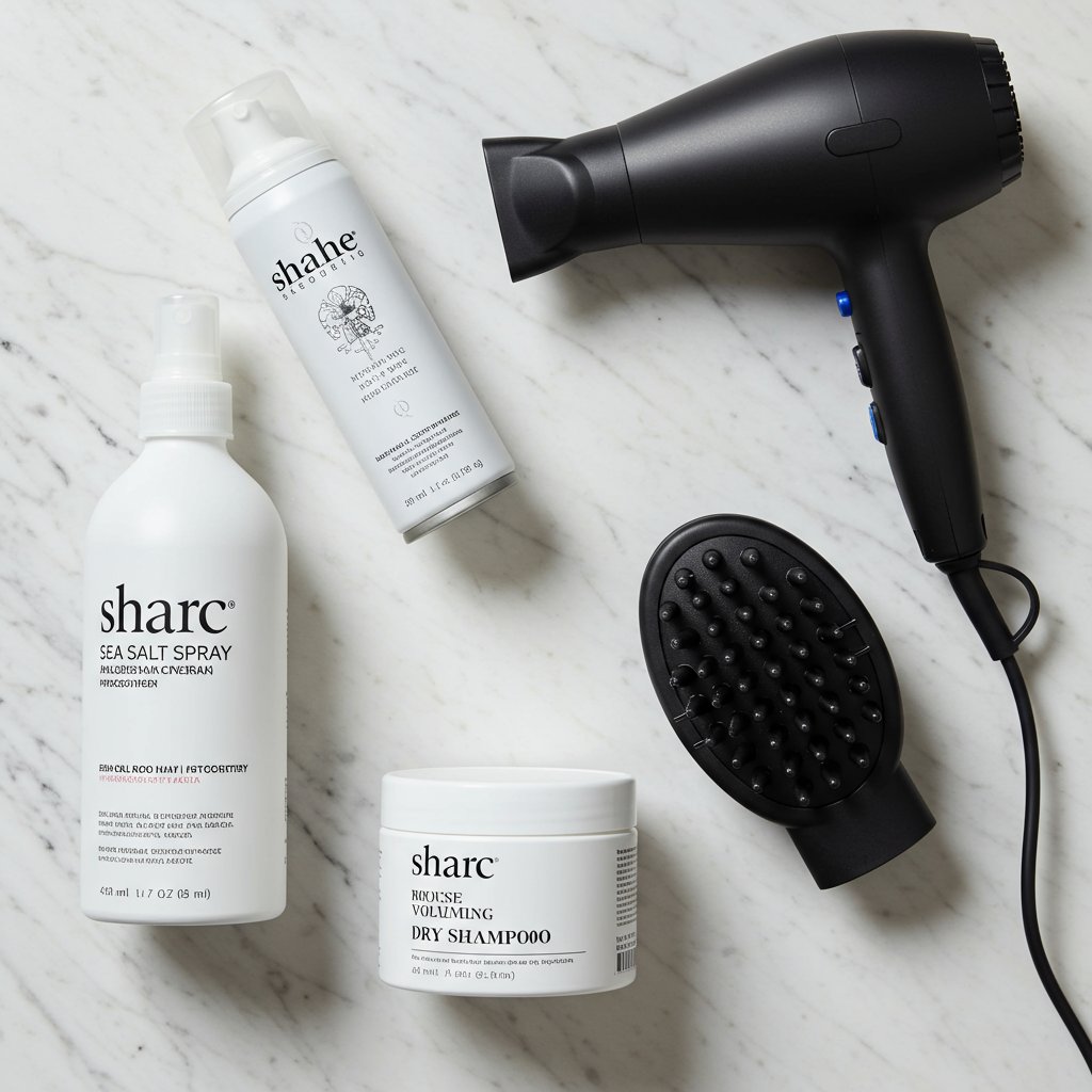 Flat-Lay-Of-Shag-Hair-Styling-Products