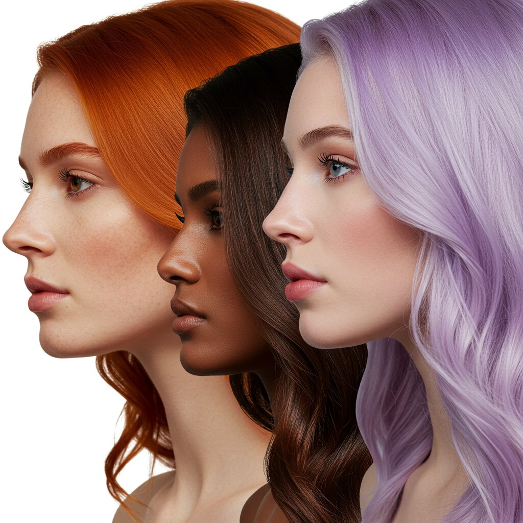 Four Women Different Hair Colors