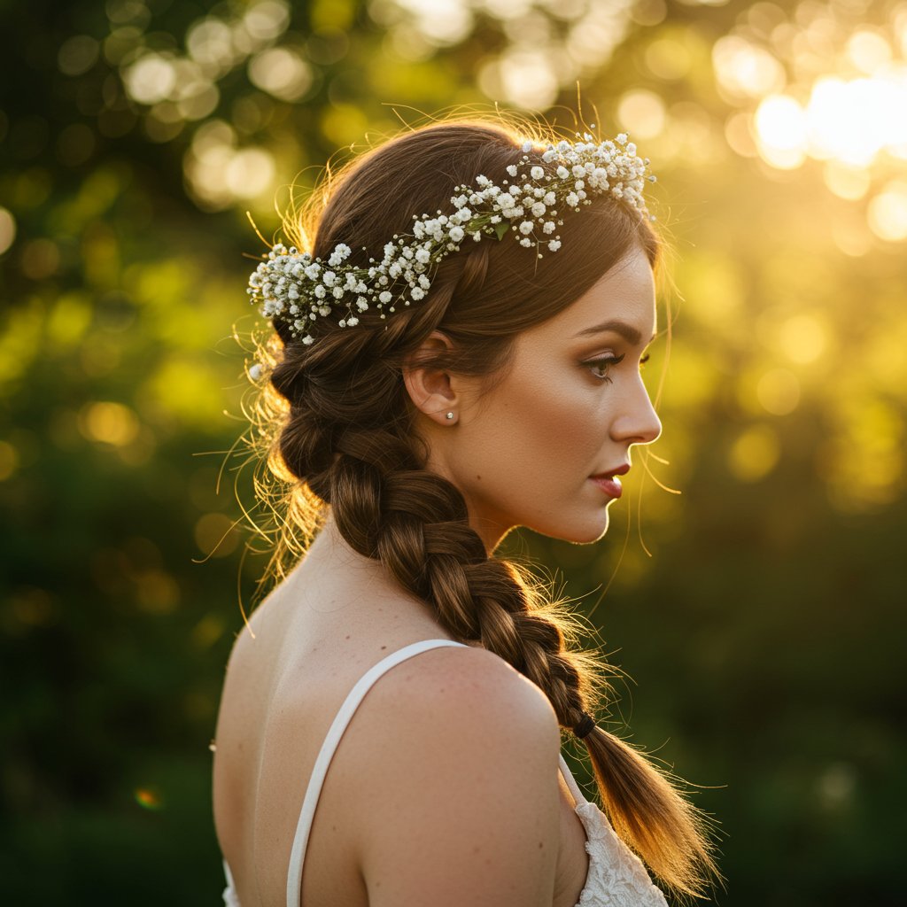 Bohemian-Crown-Braid-With-Flowers