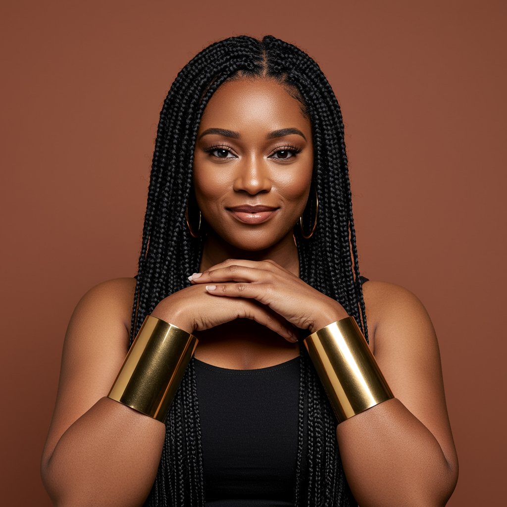 Elegant-Woman-With-Box-Braids