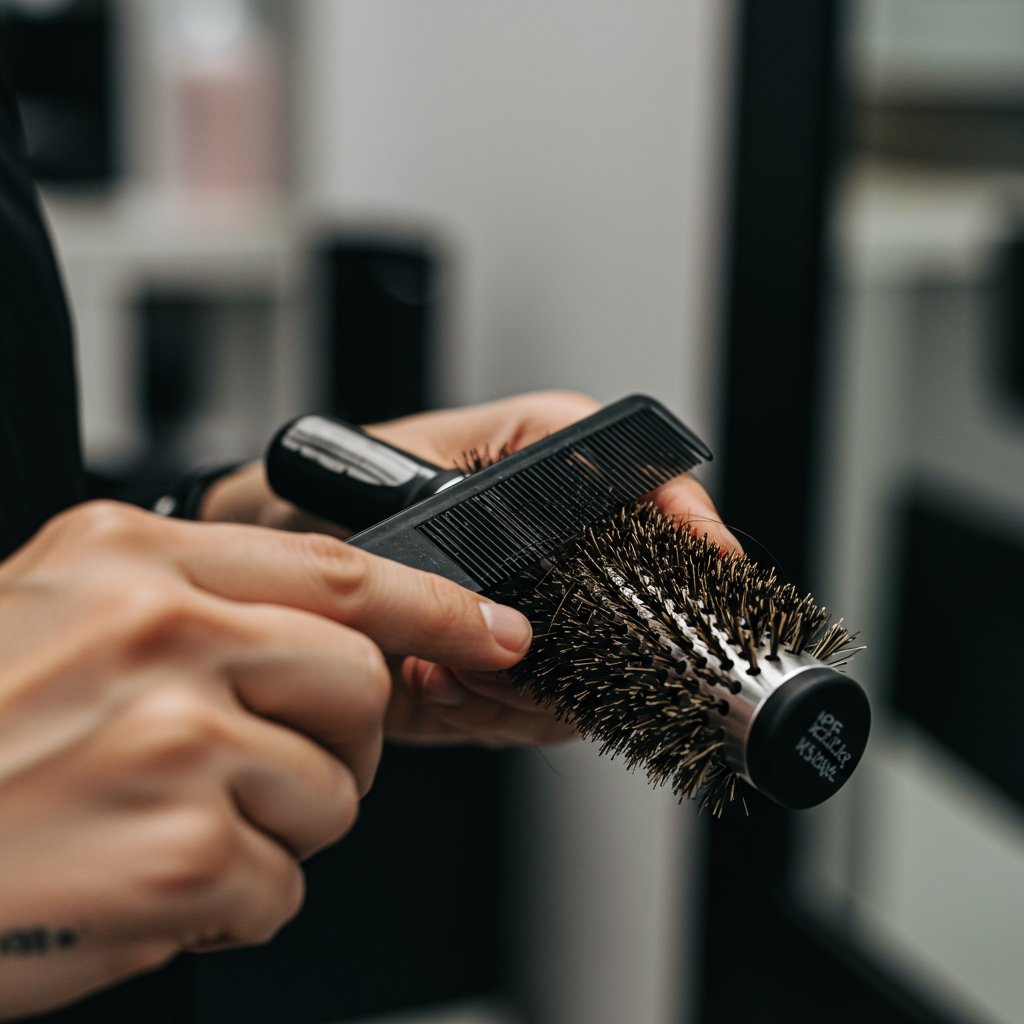 Stylist-Hands-Cleaning-Round-Brush