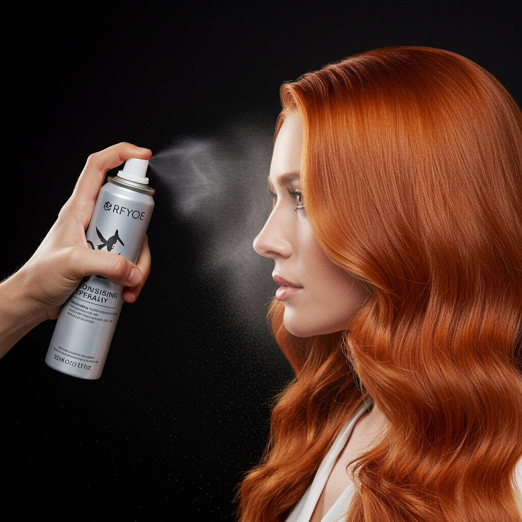 Woman-Applying-Finishing-Spray-To-Blowout
