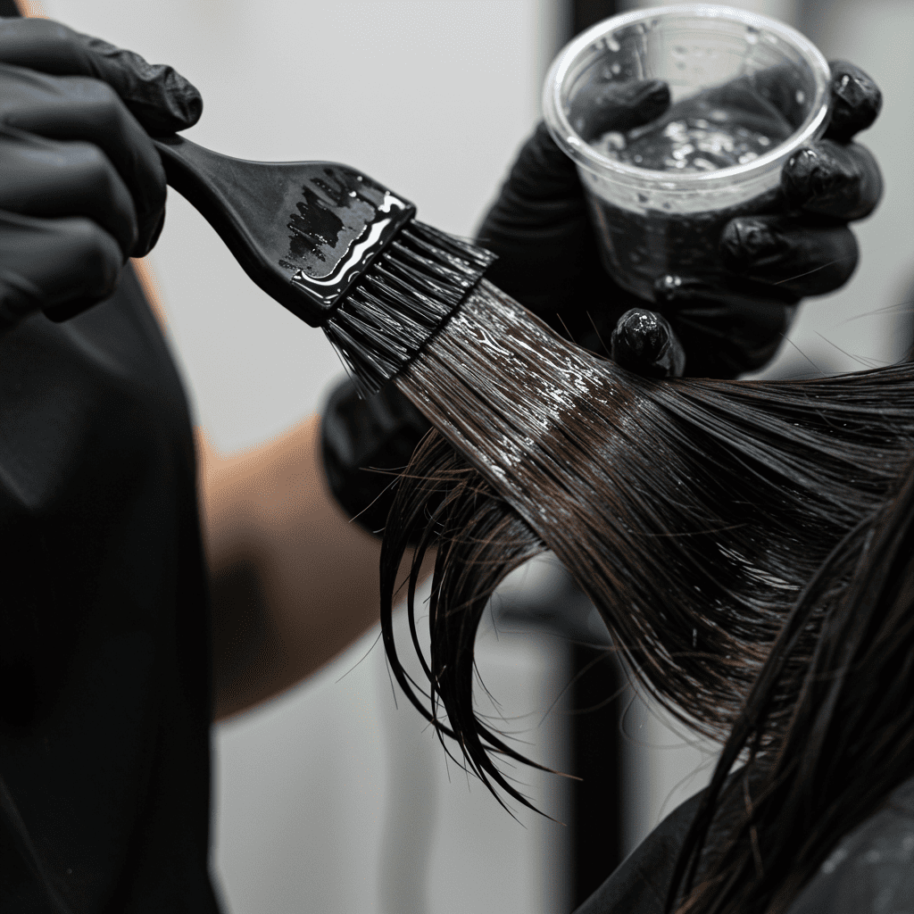 Salon Gloss Treatment Application