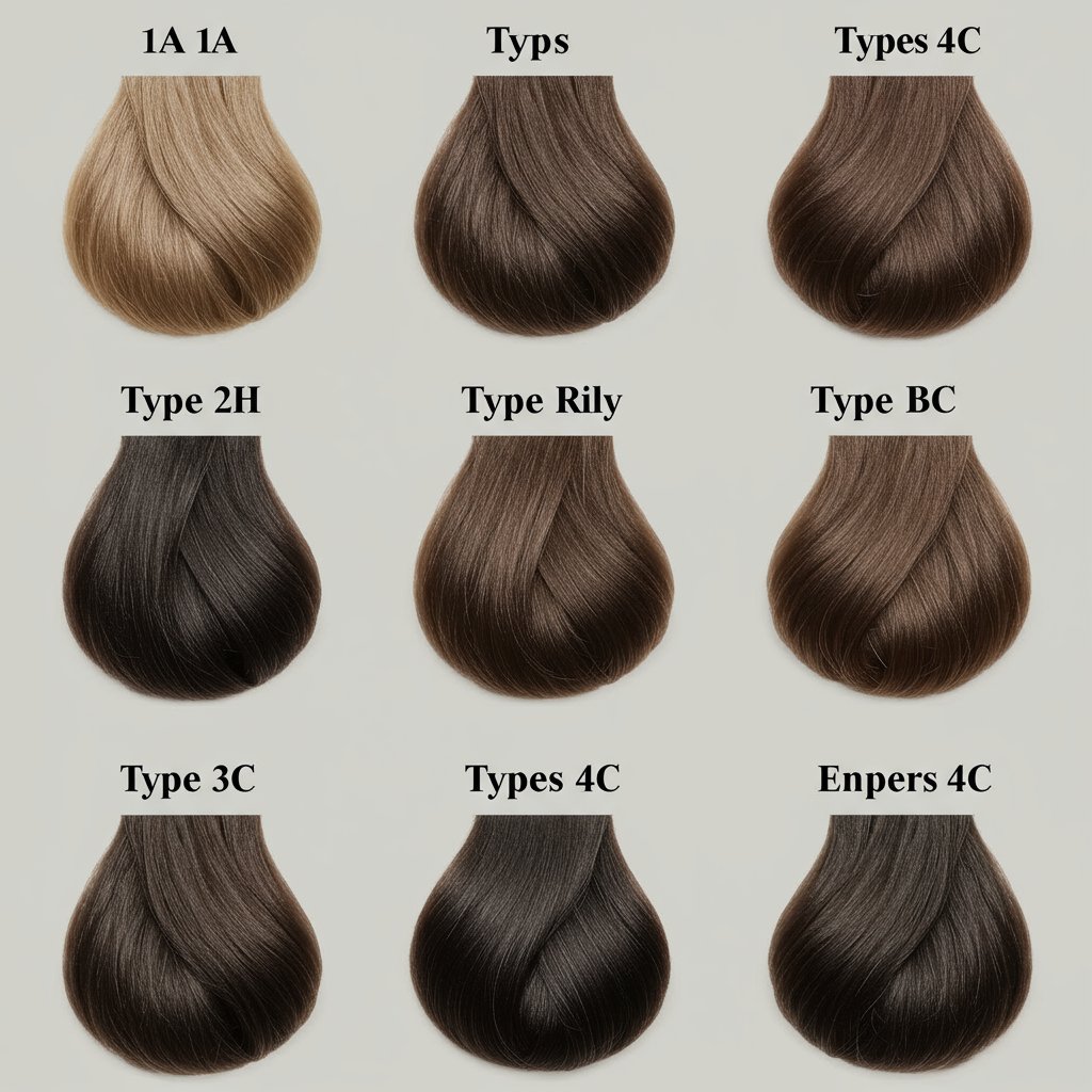 Hair Type Chart Infographic
