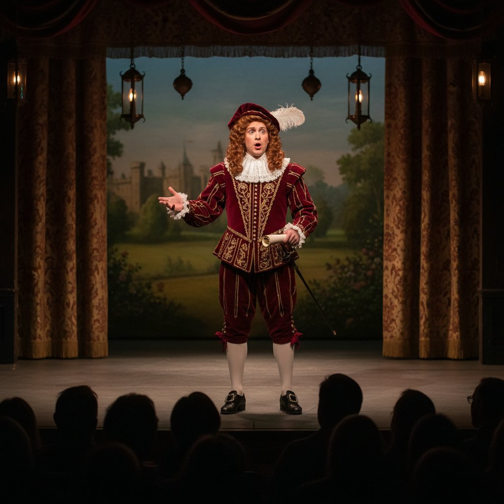 Classic Shakespearean Curls