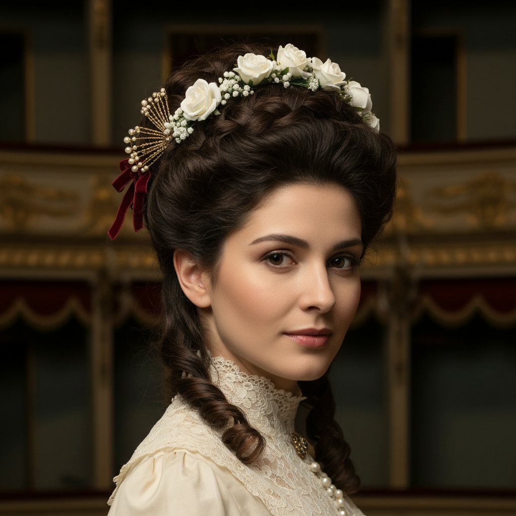 Victorian Updo Sophistication