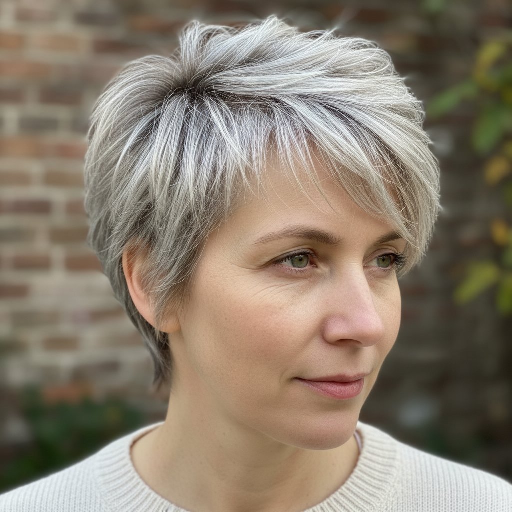 Textured Pixie Cut