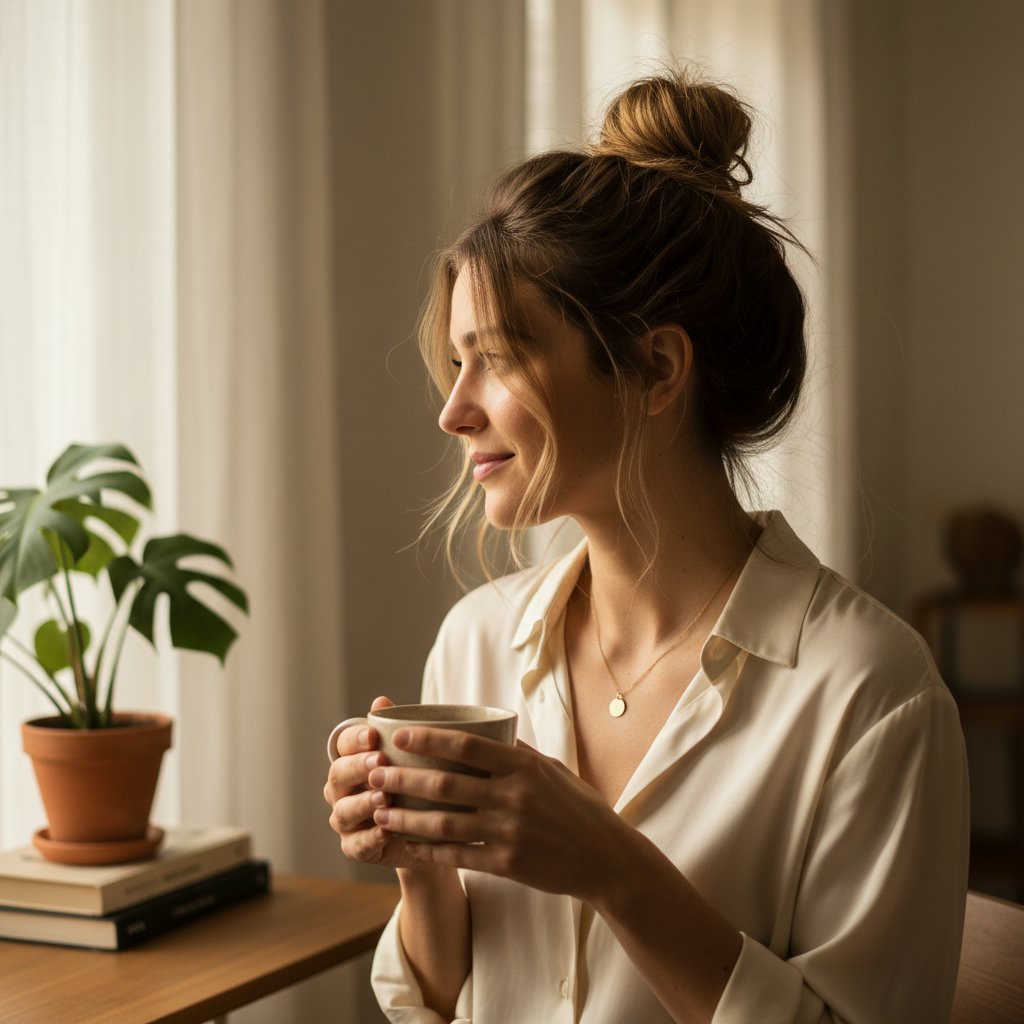 Classic Messy Top Knot