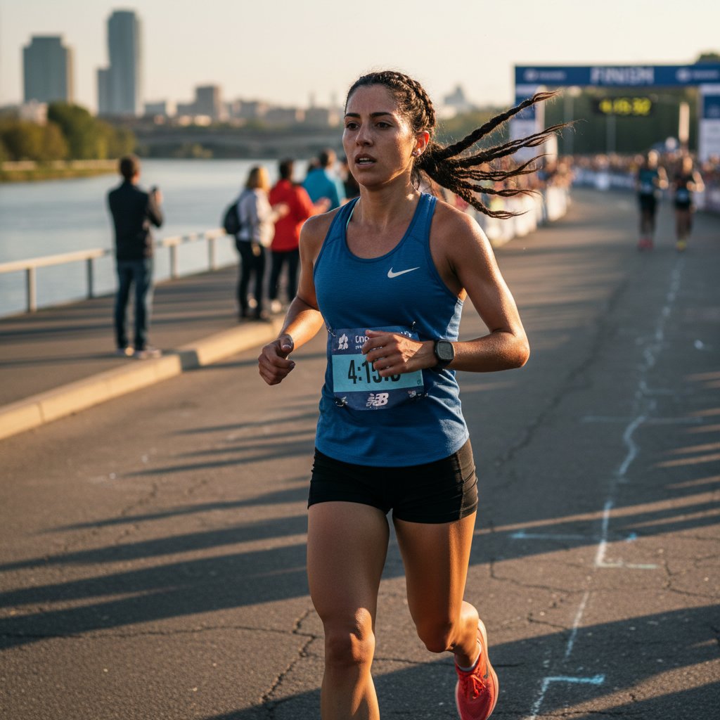 Marathon Runner's Twisted Braid