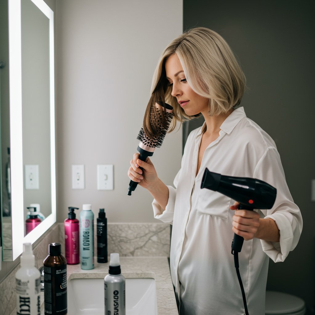 Styling-Butterfly-Haircut-At-Home