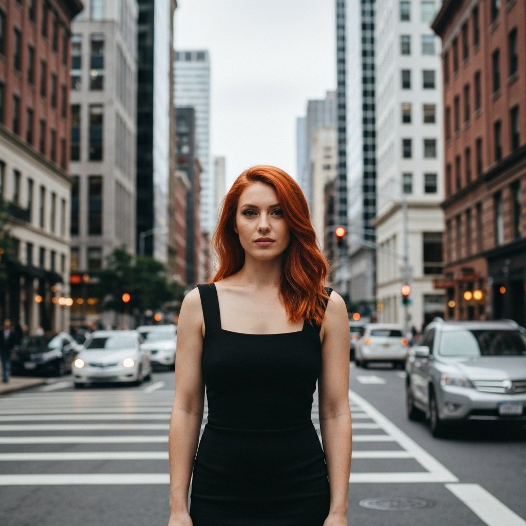 Vibrant-Redhead-Outdoors