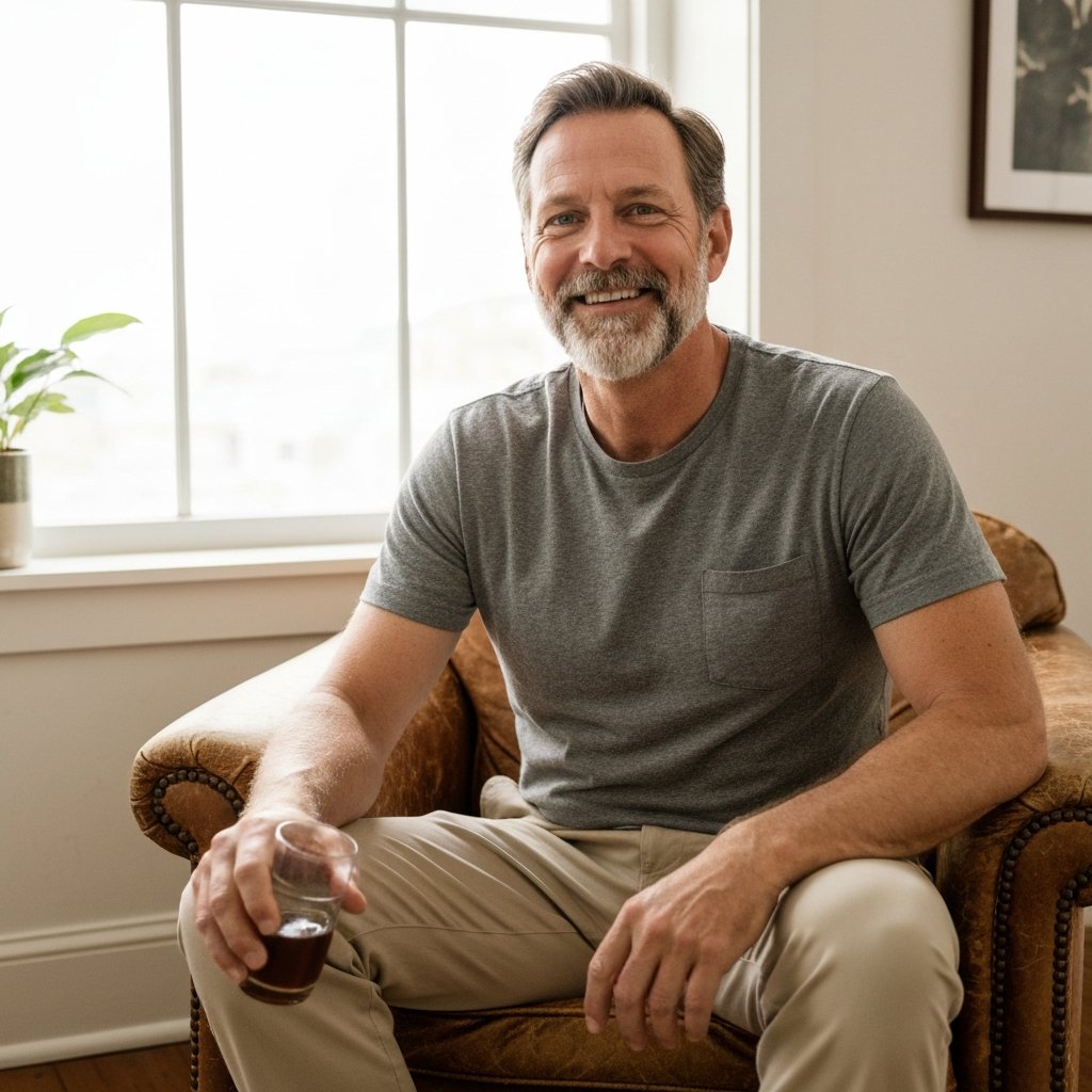 Woman Drinking Water Healthy Hair