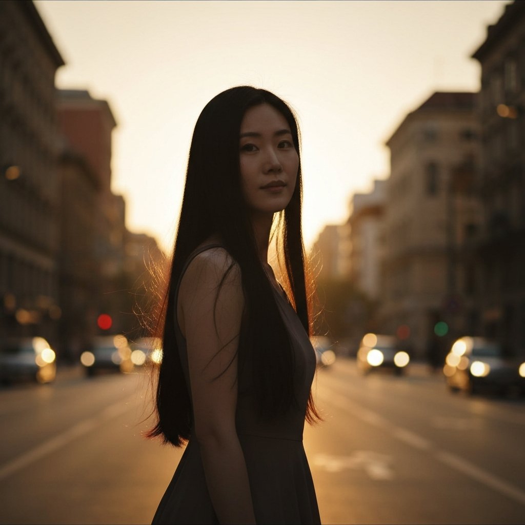 Woman Soaking Sunlight