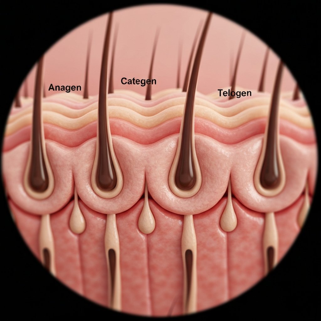 Hair Follicle Science Visualization