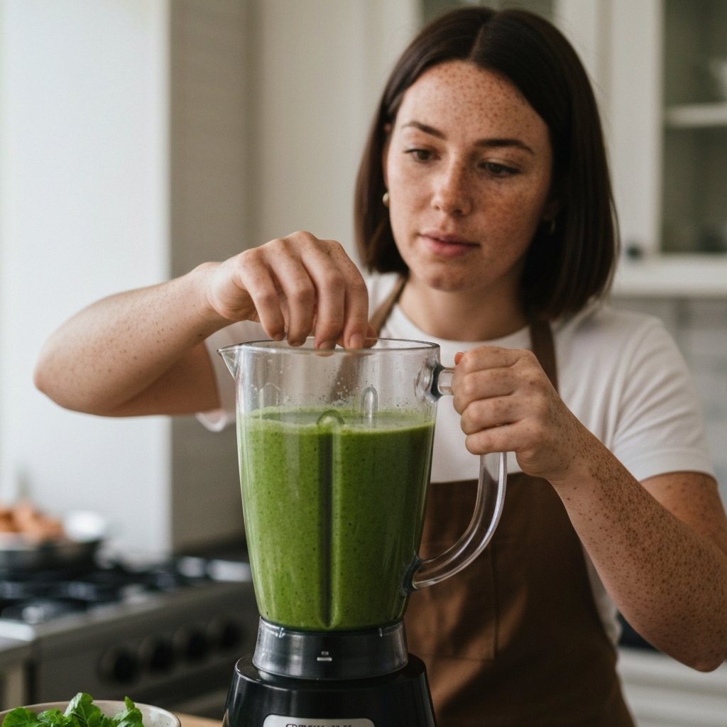 Healthy Smoothie Preparation