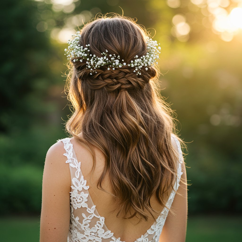 Bride-With-Romantic-Braided-Half-Updo