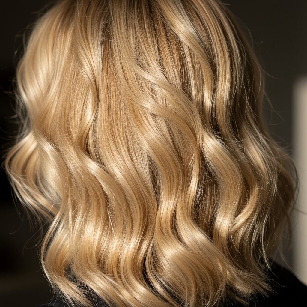 Close Up Hair Texture Waves