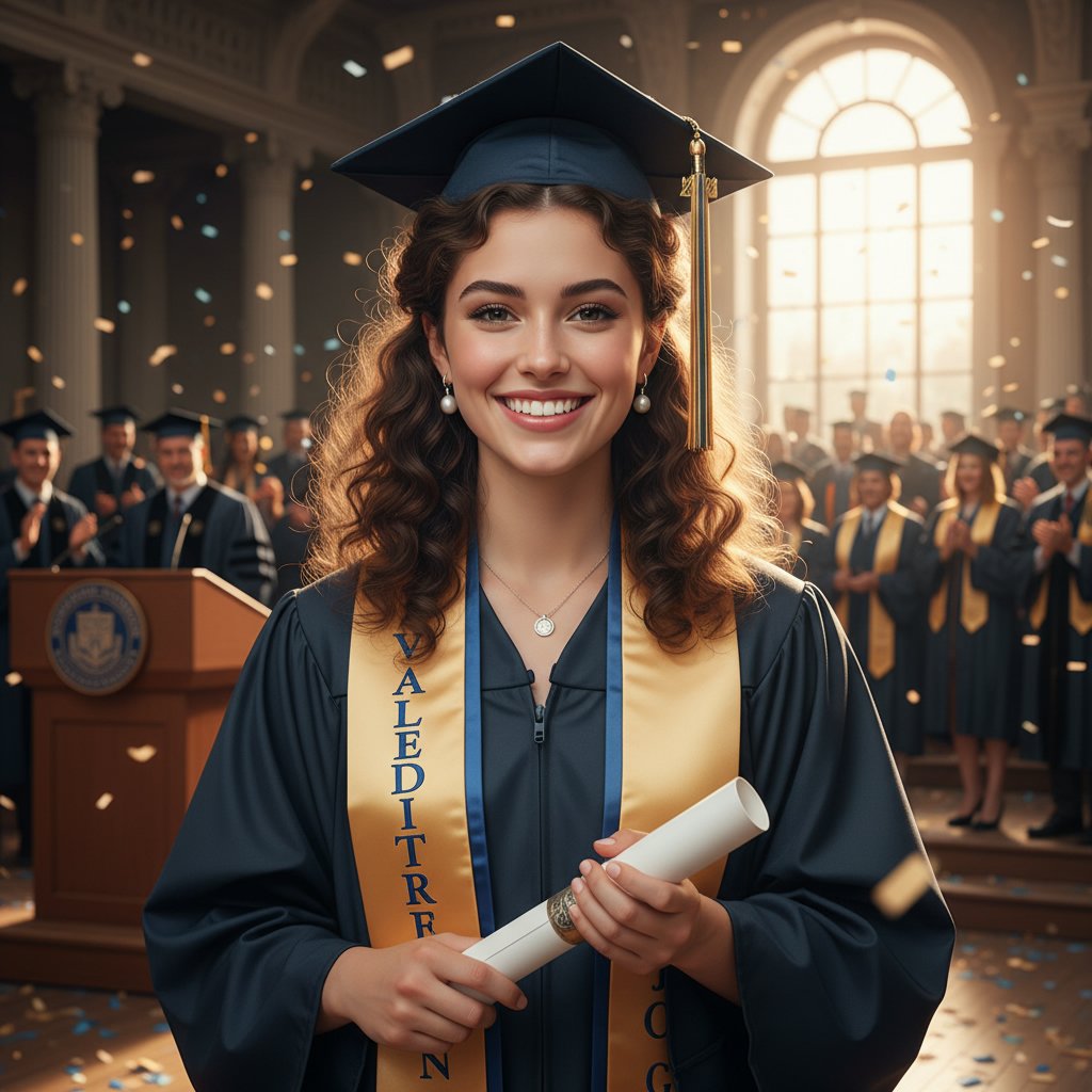 Voluminous Curls Pinned Back