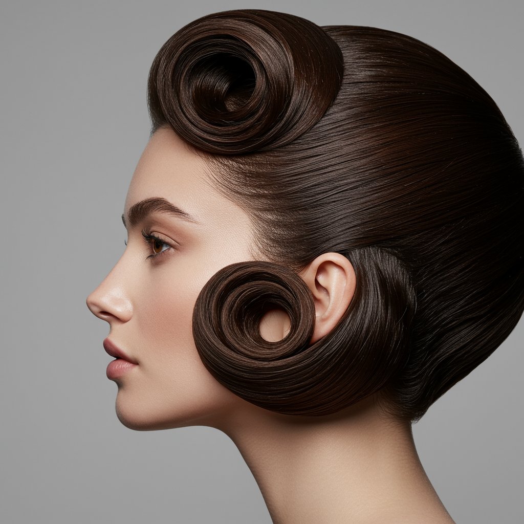 Closeup Perfect Victory Roll