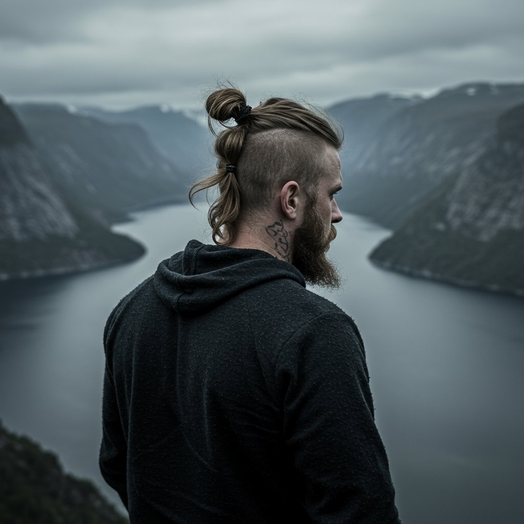 Warrior Top Knot Undercut Outdoors