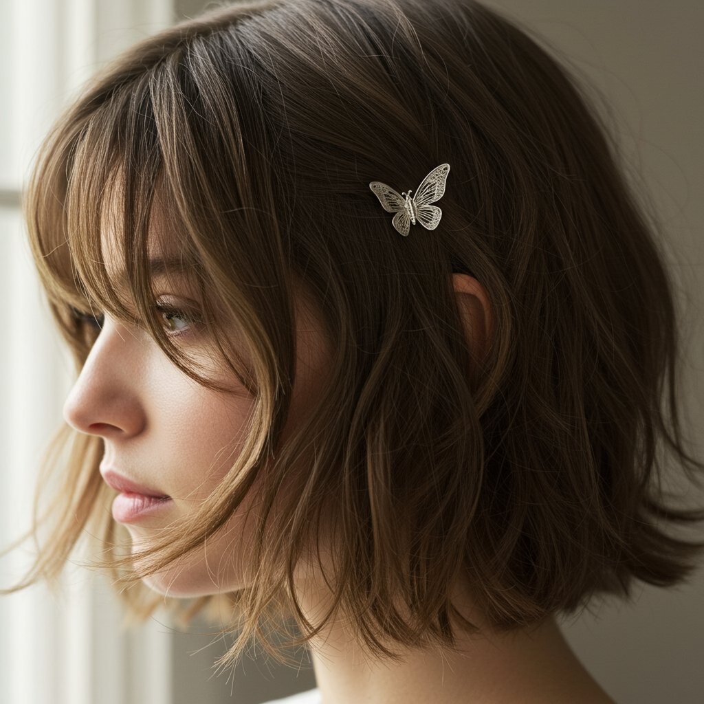 90S Rachel Haircut Layers Closeup