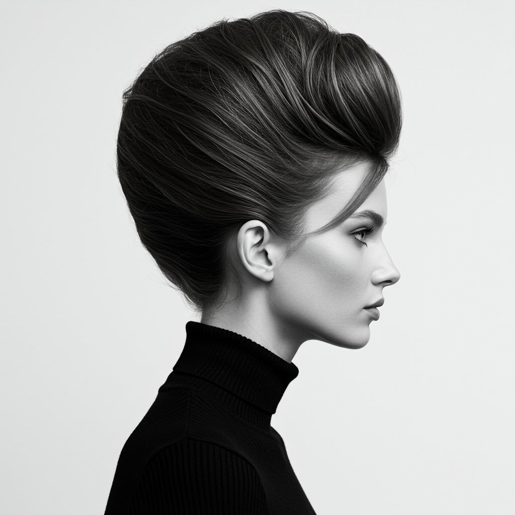 Modern Beehive Updo Profile