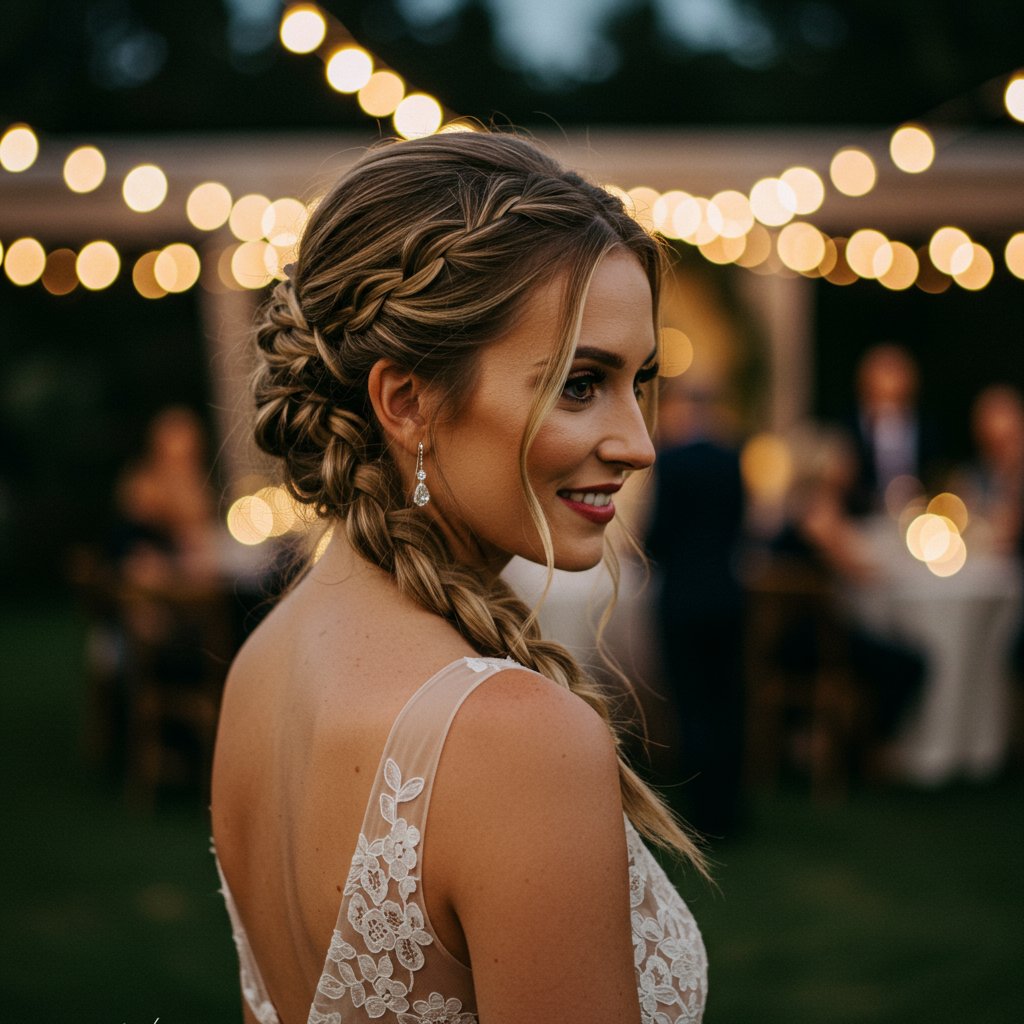 Waterfall-Braid-At-Wedding-Event
