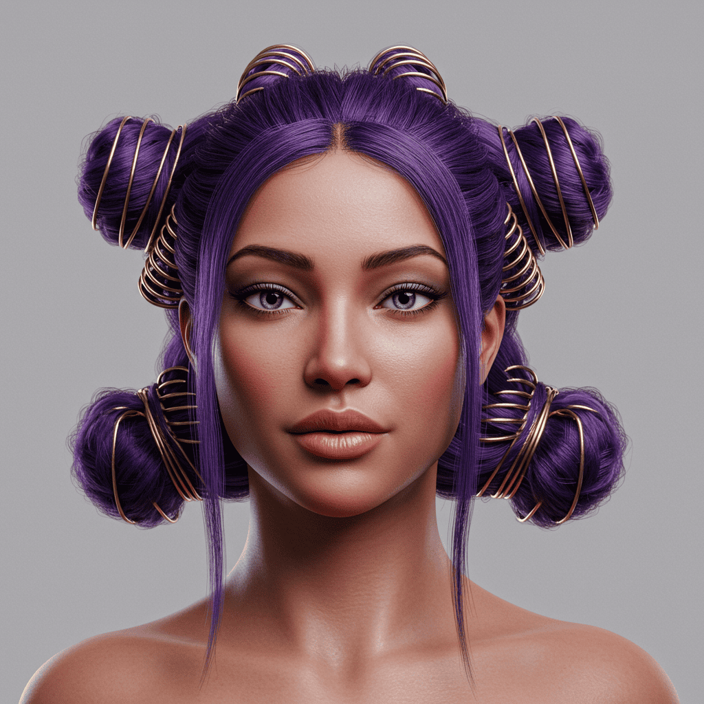 Contemporary Space Buns