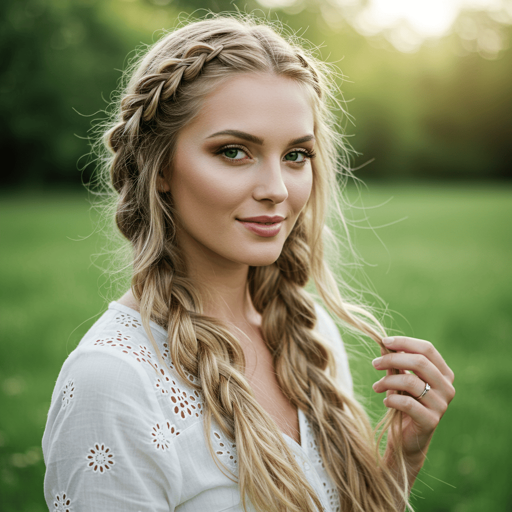 Dutch Braid Crown