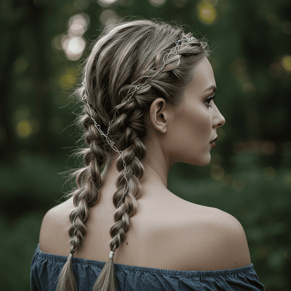 Ethereal Braided Waterfall