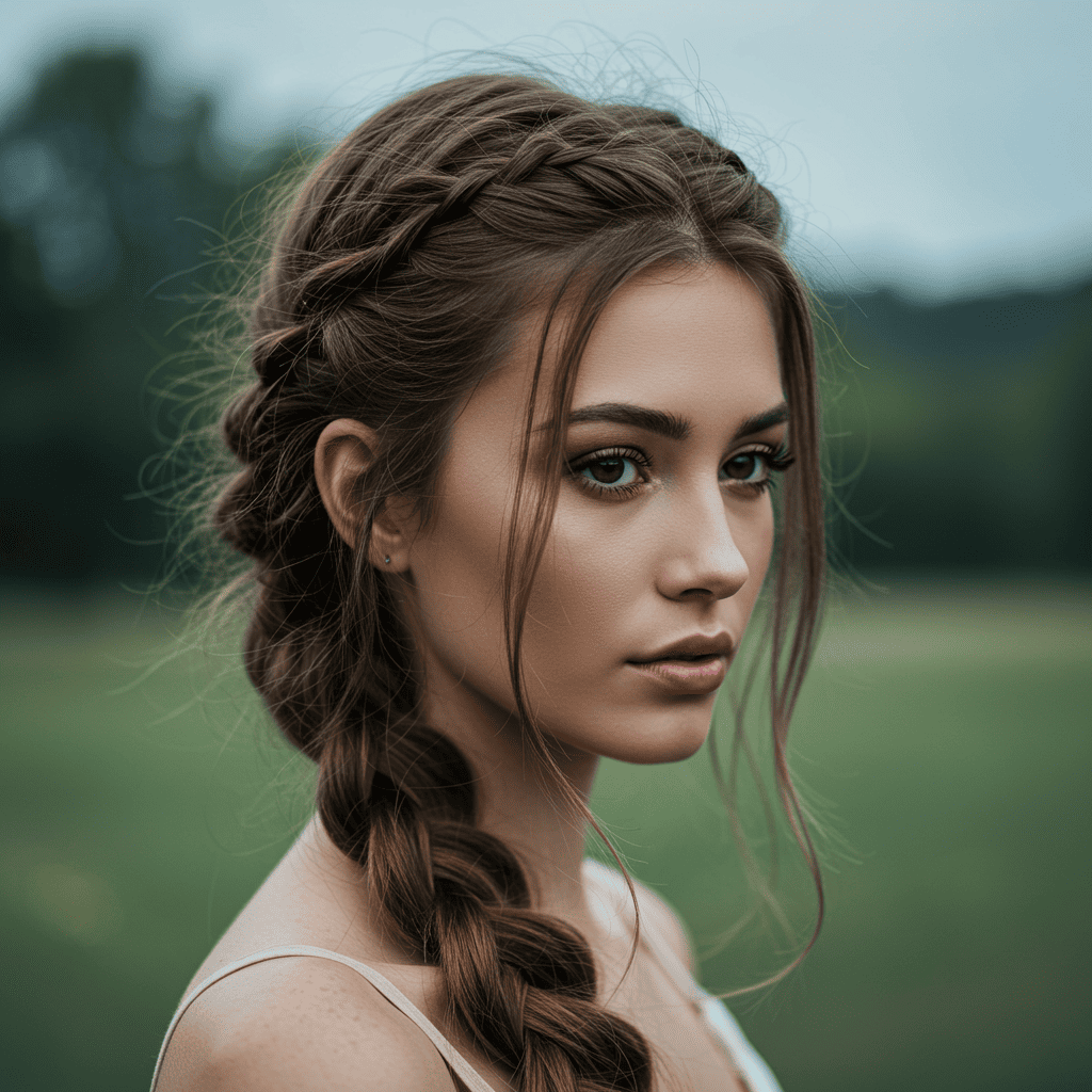 Messy Fishtail Crown