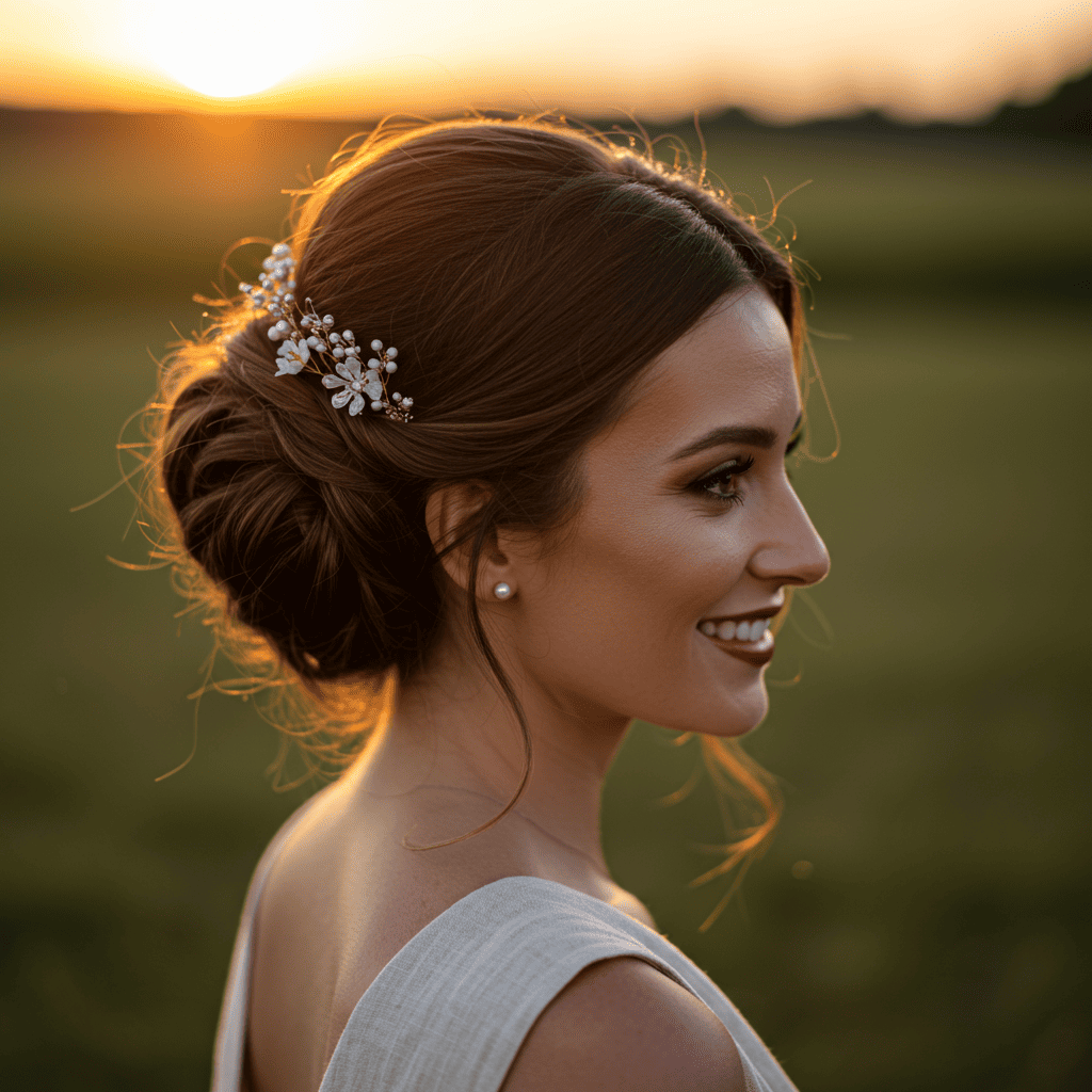 Romantic Tendril Updo