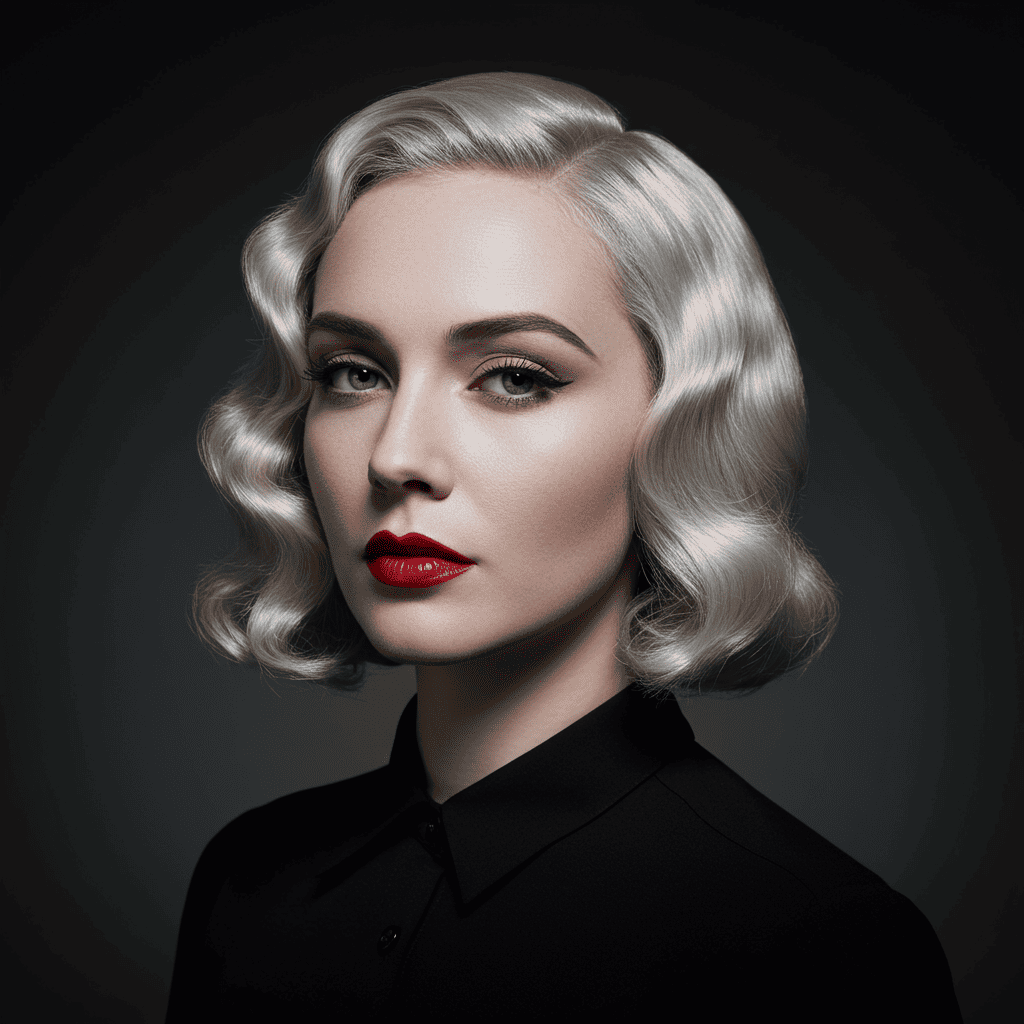 Vintage Hollywood Waves