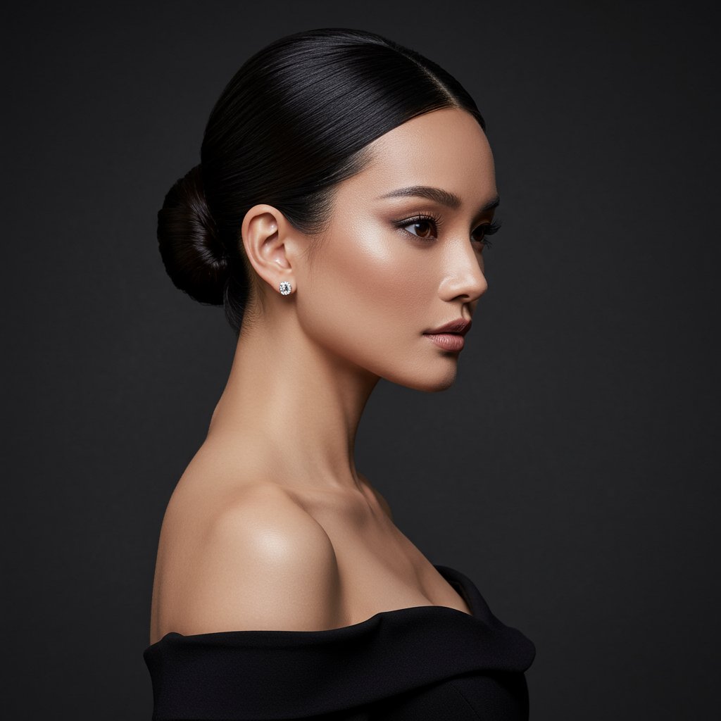 Black-Tie-Formal-Chignon-Hairstyle