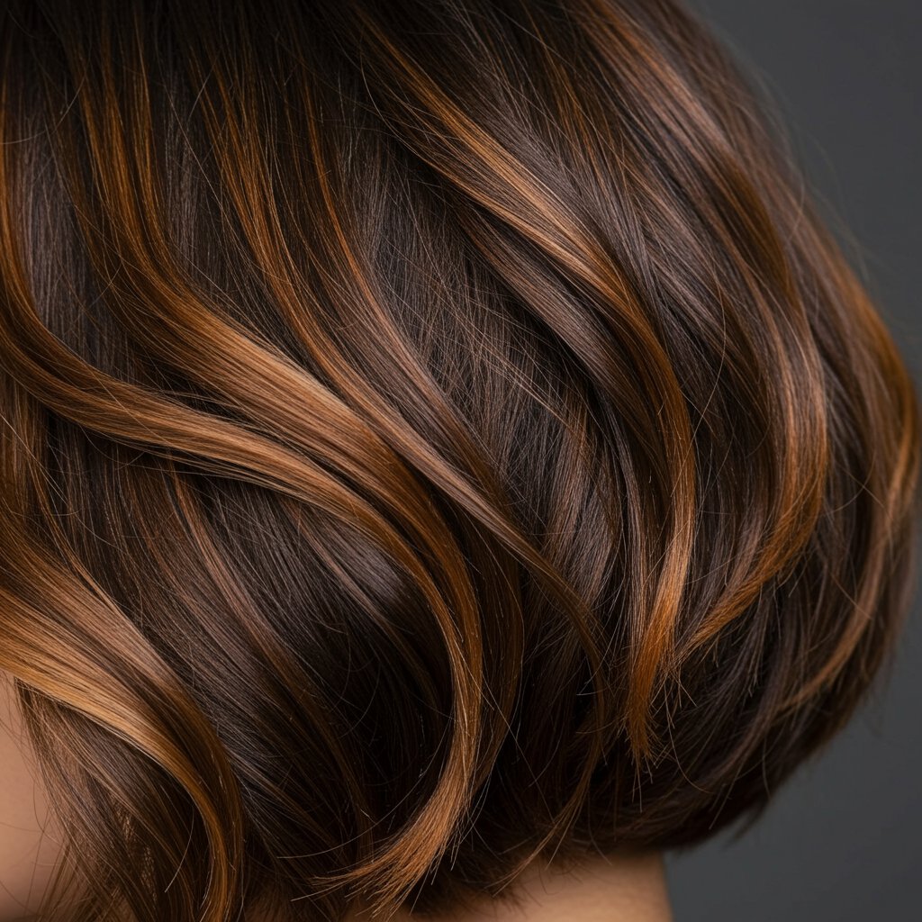 Brunette-Bob-With-Balayage