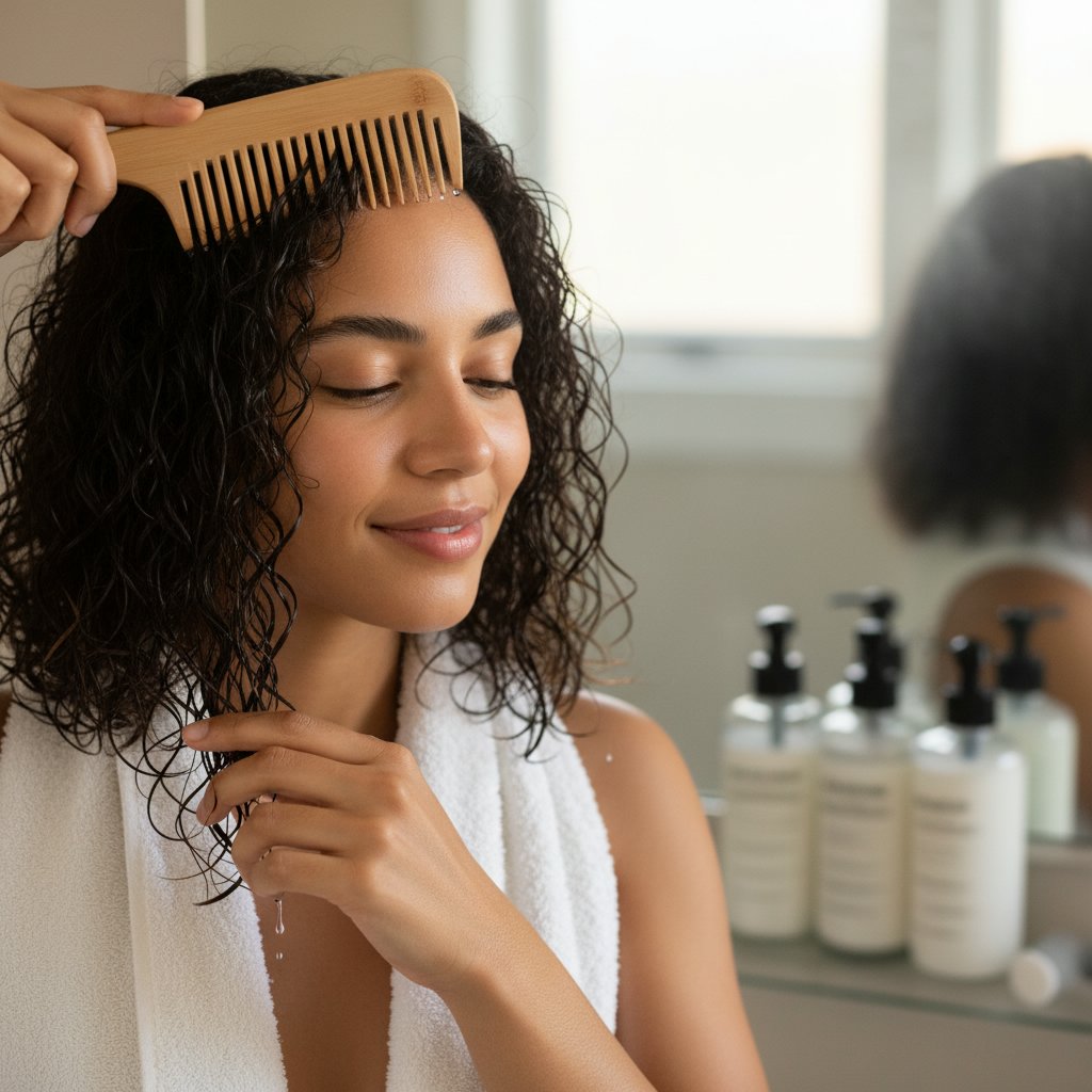 Seamless Wet Hair Detangling